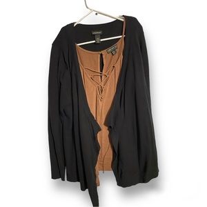 Lane Bryant 18/20 Black Cardigan